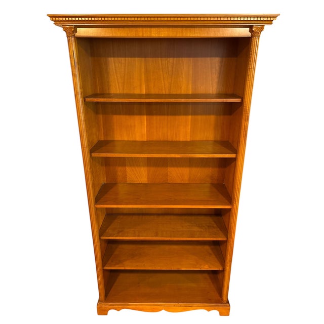 Hollywood Regency English Regency Style Bookcase For Sale - Image 3 of 8