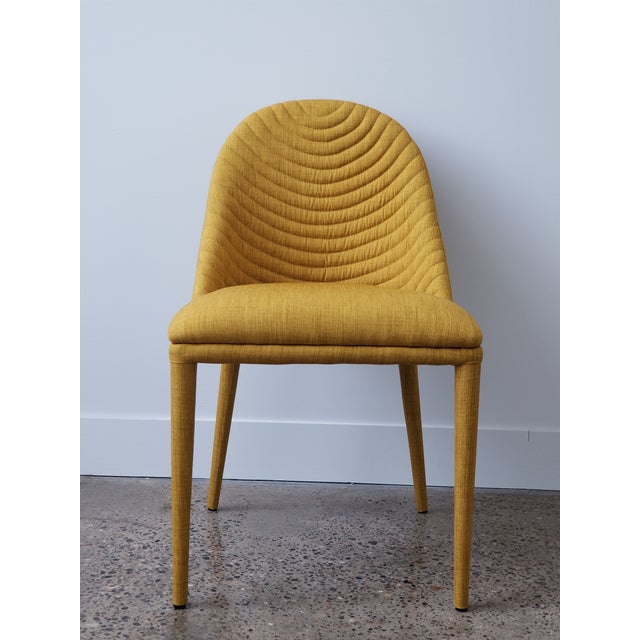 New Yellow Upholstered Dining Chair Chairish