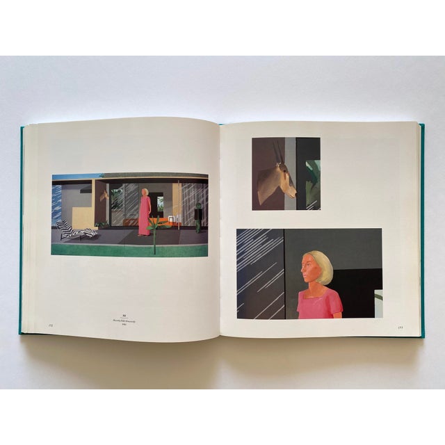 1980s " David Hockney : A Retrospective " Vintage 1988 First Edition Hardcover Pop Art Exhibition Book For Sale - Image 5 of 18