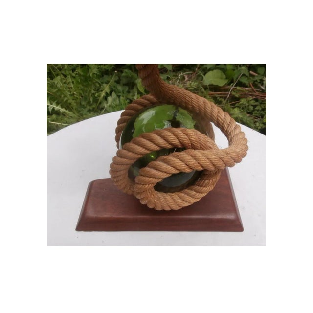 Mid-Century Modern Mid Century Rope Lamp Audoux Minet, Circa 1960 For Sale - Image 3 of 10