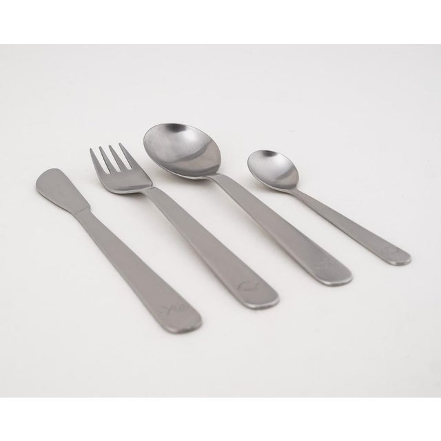 Mono Petit Childrens Cutlery by Peter Raacke for Mono, 1959, Set of 4 For Sale - Image 6 of 11