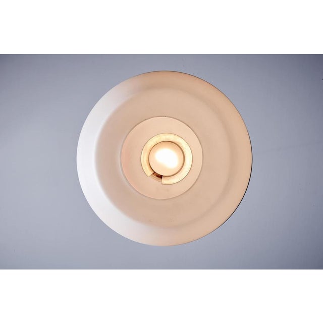 Metal Glass Pendant Lamp from Stilnovo, 1950s For Sale - Image 7 of 11