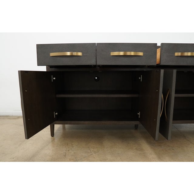 Bassett Emilia Shagreen Credenza For Sale - Image 15 of 18