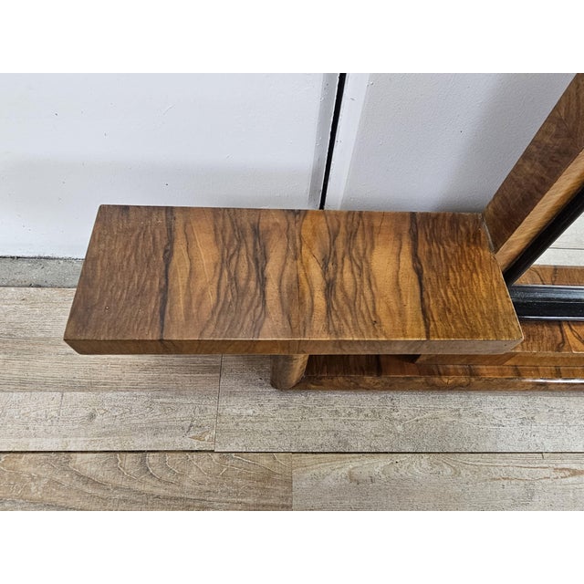 Art Deco Rationalist Briar Mirror, 1930 For Sale - Image 6 of 10