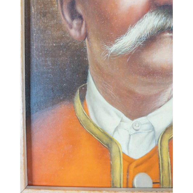 Mid-Century Realist Portrait Painting of an Austrian Man For Sale In New York - Image 6 of 11