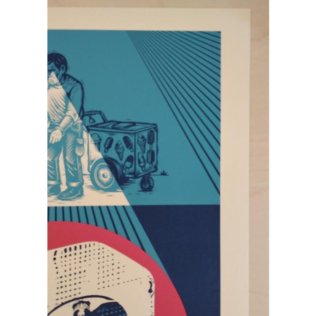Shepard Fairey, ICE Too Cold to Thaw, Silkscreen Print For Sale - Image 10 of 11