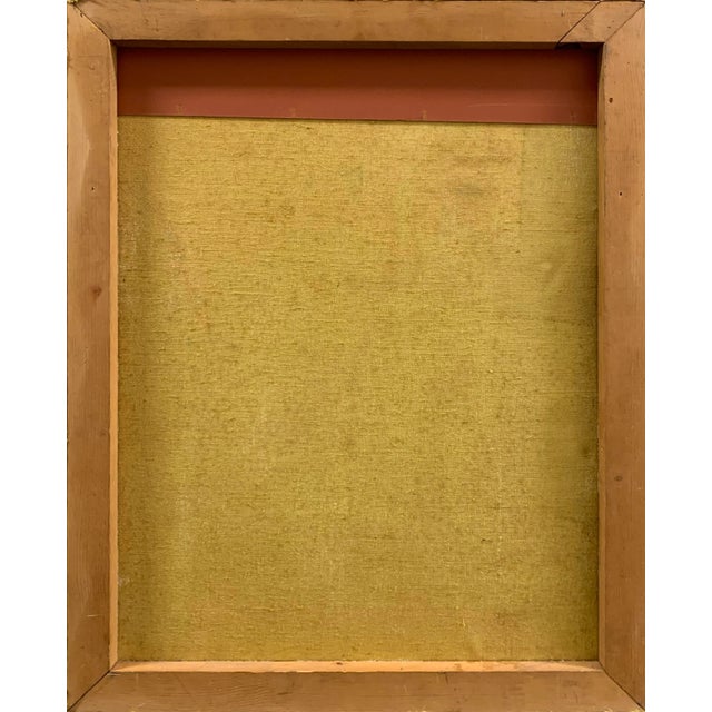 Textile 'Still Life of Orchids' by Carolyn Miller, Art Students League, Denver, Colorado For Sale - Image 7 of 8