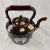Staffordshire English Measham Bargeware Blue Ribbon Teetotaler Temperance Motto Tea Kettle For Sale - Image 4 of 13