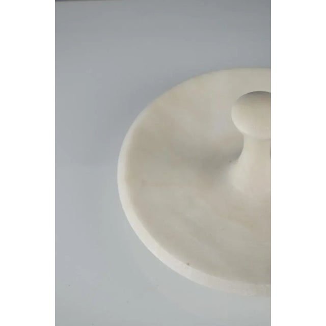 Elegant vintage cup in portuguese solid marble