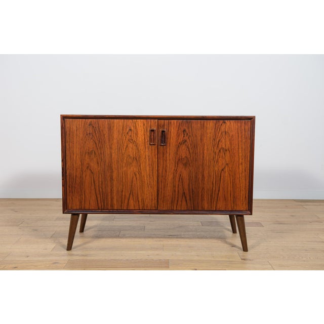 Mid-Century Modern Small Mid-Century Modern Rosewood Sideboard from Lyby Møbelfabrik, 1960s For Sale - Image 3 of 15