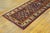 Late 19th Century 1880s Blue Navy Geometric Tribal Antique Nw Rug 3'4" X 14'2" Knotted Wool Carpet For Sale - Image 5 of 9