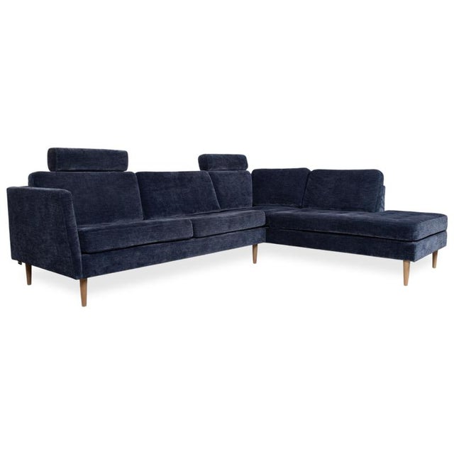 Fabric Osaka Corner Sofa in Blue with Headrests Manual Function from BoConcept For Sale - Image 16 of 16