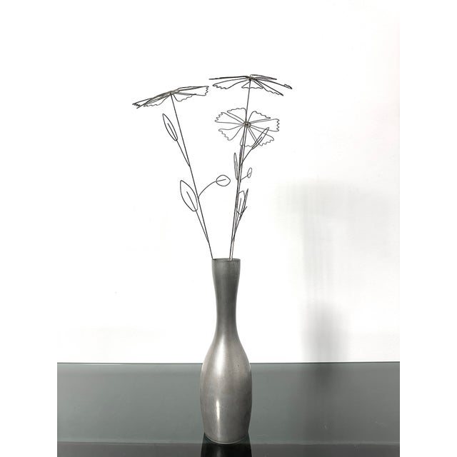 Vintage Italian Vase in Pewter by Peltro Cesare, 1970s For Sale - Image 6 of 6