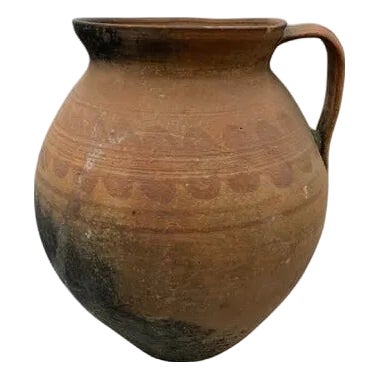 Antique Terracotta Vessel For Sale