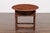 Late 19th Century English Drop-Leaf Yew Wood Side Table with Single Drawer and Side Stretcher For Sale - Image 9 of 11