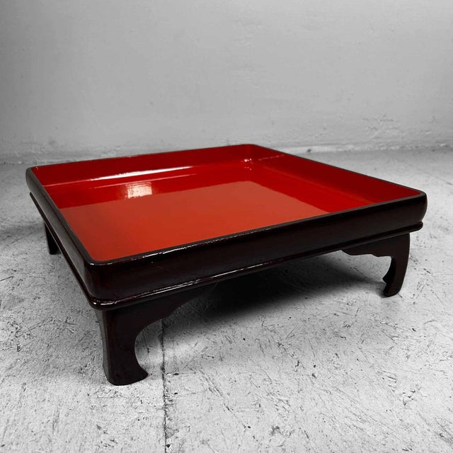 Urushi Lacquer Serving Tables, 1890s, Set of 10 For Sale - Image 4 of 18