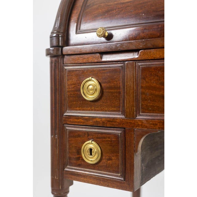 18th Century Secretary in Mahogany For Sale - Image 17 of 18