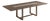 Aurelia Contemporary Expandable Dining Table in Greige Oak & Walnut For Sale