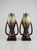 Art Deco Flame Glazed Vases from Faïencerie de Thulin, Belgium, 1940s, Set of 2 For Sale - Image 9 of 9