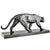 Metal Alexandre Ouline, Art Deco Panther Sculpture, 1930, Bronze on Marble Base For Sale - Image 7 of 12