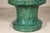 Ceramic Chinese Vintage Green Glazed Ceramic Planter or Garden Seat Base with Foliage For Sale - Image 7 of 11