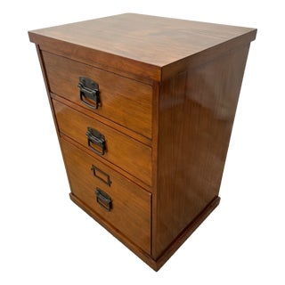 Vintage File Cabinet Mission Arts and Crafts Style Three Drawers One Legal Size For Sale