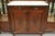 Antique French Louis XVI Style Marquetry Inlay Sideboard Buffet Curio Cabinet For Sale - Image 4 of 16