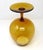 Amber Large 12-Inch Italian Empoli Amber Glass Brandy Snifter - 1960s For Sale - Image 8 of 9