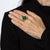 Van Cleef & Arpels Malachite Ring Magic Alhambra Sz 6.25 18k Yellow Gold Estate For Sale In Los Angeles - Image 6 of 8