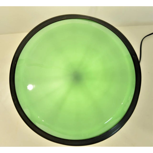 Swedish Grace Bronze Patinated Metal and Glass Table Lamp, Sweden For Sale - Image 5 of 13