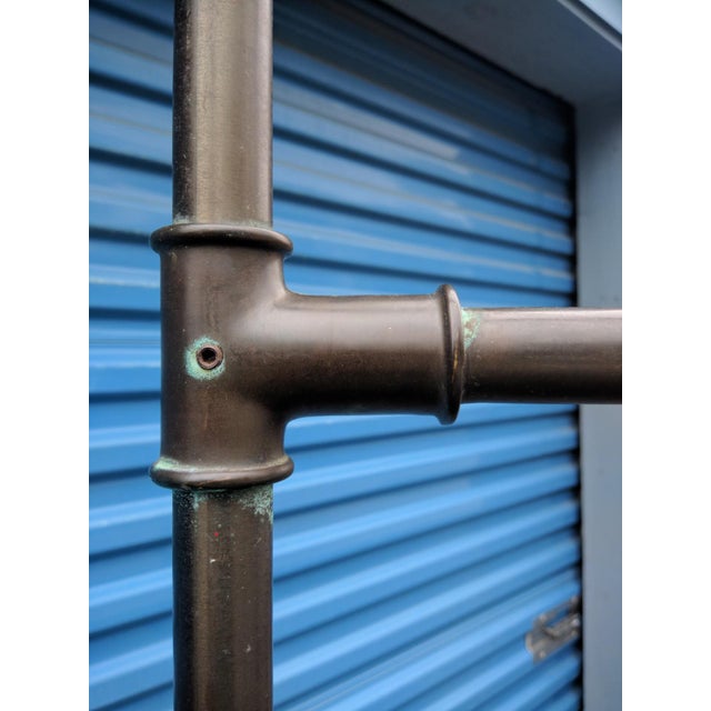 Steampunk Bronze Garment Racks A Pair Chairish