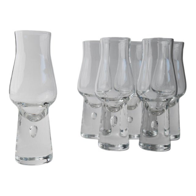 Vintage Italian Murano Drinking Glasses, 1970s, Set of 6 For Sale