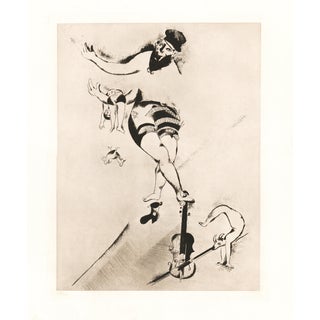 "L' Acrobate Au Violin" by Marc Chagall For Sale