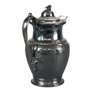Antique Reed And Barton Silver Plated Pitcher, Circa 1890 For Sale