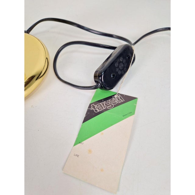 Vintage Sphere Table Lamp in Brass by Targetti Sankey, Italy, 1960s For Sale - Image 9 of 10