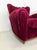 Wood Armchairs in Burgundy Velvet, 1940, Set of 2 For Sale - Image 7 of 10
