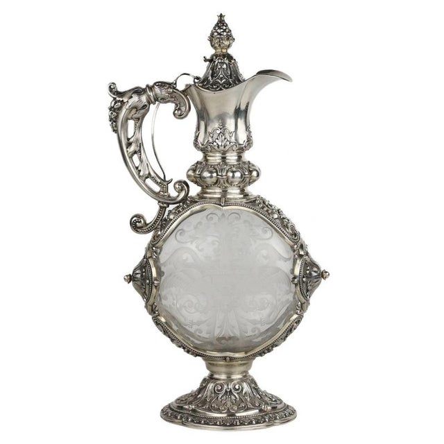 Neo-Renaissance Wine Ewer, Germany, Late 19th Century For Sale - Image 9 of 10
