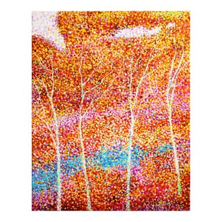 Artist Andrei Sitsko "Autumn Colors" Modern Original Painting For Sale