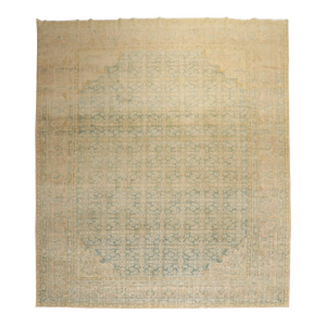 Zabihi Collection Light Green Persian Room Rug