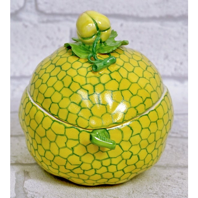 Large Trompe l'Oeil Box "Melon Charentais" - Didier Gardillou For Sale - Image 4 of 9