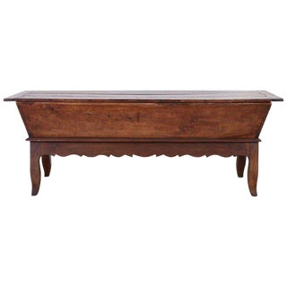 19th Century Country French Provincial Walnut Dough Bin For Sale