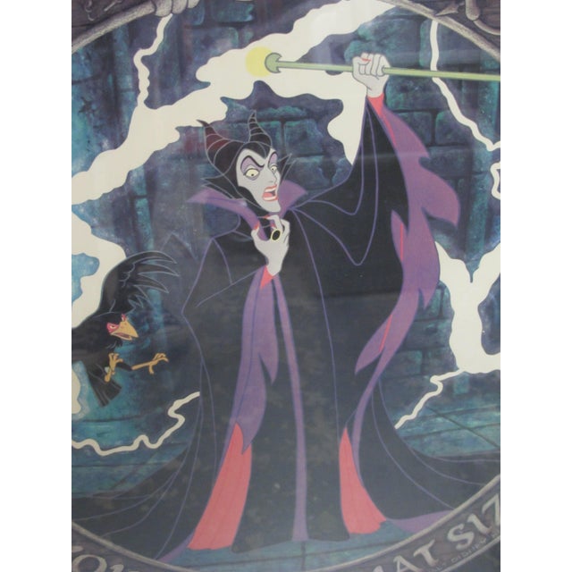 Walt Disney Maleficent 'You Want What Size!' Sleeping Beauty Ooak Display Print For Sale - Image 9 of 17