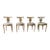Mid 20th Century Set of 4 Neoclassical Style Dining Chairs For Sale