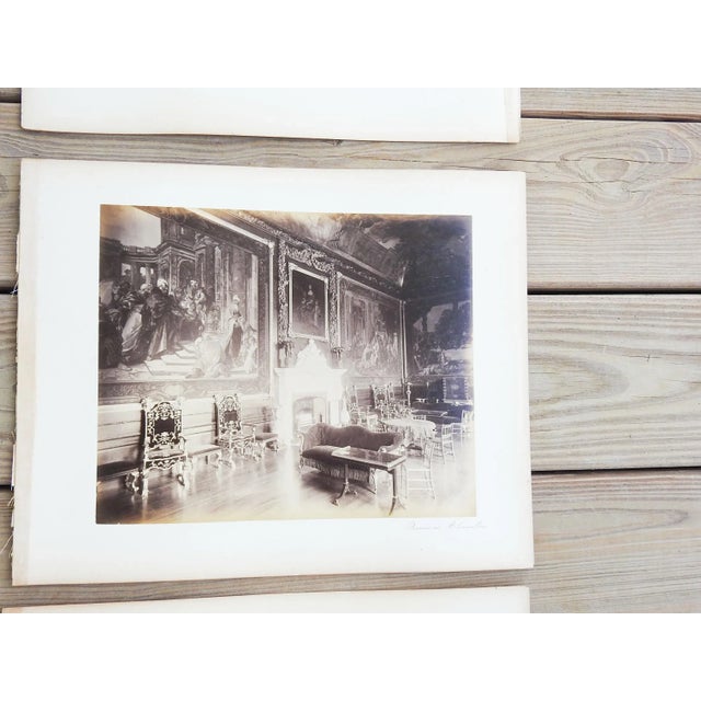 English Antique 1880's Frith Photograph London England Palace Interiors - Set of 6 For Sale - Image 3 of 9