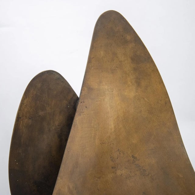 Metal Franco Asco, Forma Evoluzione 59, 1957, Bronze & Stone For Sale - Image 7 of 9