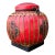 Vintage Asian Rattan Wrapped Lidded Basket For Sale
