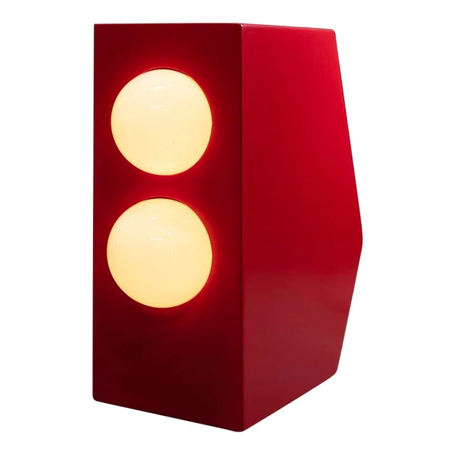 21st Century Monitor Floor Lamp by John Beck Paper & Steel For Sale