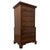 Antique English Oak Chest-on-Chest Tallboy with Brass Handles For Sale - Image 3 of 14