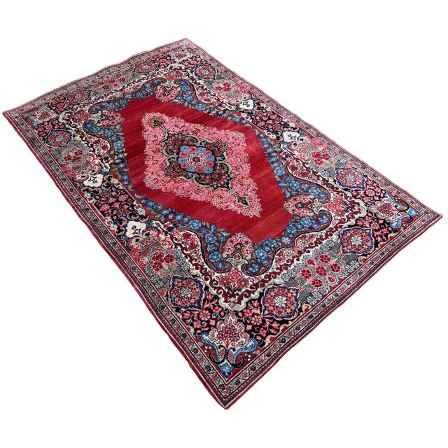 Antique Sarouk Rug in Wool, 1930s For Sale - Image 3 of 18
