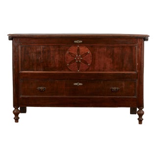 Cassacomo Chest Inlaid and Veneered with Various Woods, Italy, 19th Century For Sale